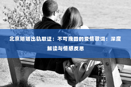 北京婚姻出轨取证：不可挽回的爱情歌词：深度解读与情感反思