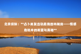 北京侦探：**占卜男友出轨能挽回吗视频——情感危机中的希望与真相**